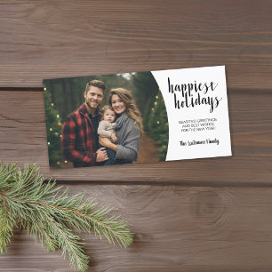 Cartes Pour Fêtes Annuelles Jours fériés les plus heureux - 1 photo minimalist
