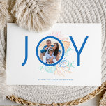 Cartes Pour Fêtes Annuelles Joy Blue Coastal Christmas Beach Seashell Photo<br><div class="desc">Qui a besoin de flocons de neige quand vous avez des coquillages ! Capturez une décontractée nautique cool et une ambiance côtière de ce fleur de mer de vacances avec notre collection de vacances de Noël inspirée de la mer côtière. Nous avons peint à la main de belles coquillages océaniques...</div>