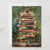 Cartes Pour Fêtes Annuelles Joy Bookmas (Devant)