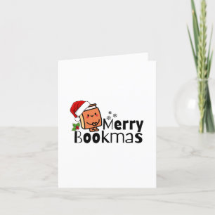 Cartes Pour Fêtes Annuelles Joy Bookmas Funky Christmas Book Lover Cadeau