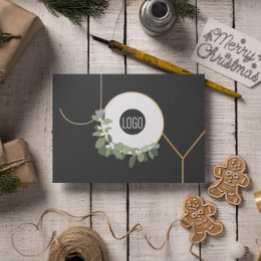 Cartes Pour Fêtes Annuelles Joy Business Logo Happy Holidays No photo Holiday