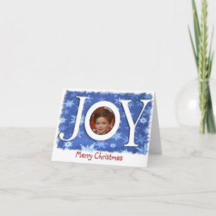 Cartes Pour Fêtes Annuelles Joy Christmas Card
