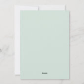 Cartes Pour Fêtes Annuelles Joy Elegant Noël Typographie florale Photo (Dos)