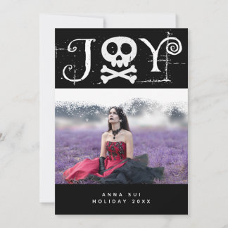 Cartes Pour Fêtes Annuelles Joy Holiday Photo gothique