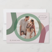 Cartes Pour Fêtes Annuelles JOY Modern 2 Photo Noël (Devant)