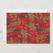 Cartes Pour Fêtes Annuelles Joy Peace Love Wreath (Dos)