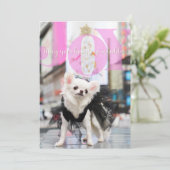Cartes Pour Fêtes Annuelles JOY Pet Holiday Card (Debout devant)