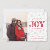 Cartes Pour Fêtes Annuelles Joy Pregnancy Noël (Devant)