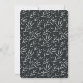 Cartes Pour Fêtes Annuelles Joy Script | Élégant Noël vertical (Dos)