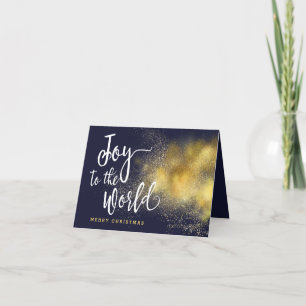 Cartes Pour Fêtes Annuelles Joy to the World Christmas Holiday Card