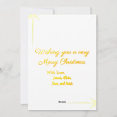 Cartes Pour Fêtes Annuelles Joy To The World Photo Greeting (Dos)