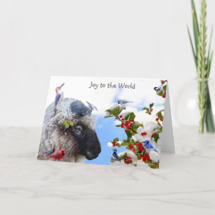 Cartes Pour Fêtes Annuelles Joy to the World : Profitez des plaisirs simples. 