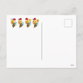 Cartes Pour Fêtes Annuelles Joyeuse abeille de Noël (Dos)