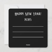 Cartes Pour Fêtes Annuelles Joyeuse année Krampus (Dos)