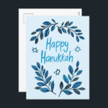 Cartes Pour Fêtes Annuelles Joyeuse aquarelle botanique Hanoukka<br><div class="desc">Dessin doux pour souhaiter à quelqu'un d'hanoukka heureux! Cliquez sur "modifier en utilisant l'outil de conception" pour ajouter votre propre texte. Également disponible en tant que carte de voeux ou téléchargement numérique pour envoyer instantanément par e-mail ou SMS. Consultez ma boutique pour en savoir plus ou faites-moi savoir si vous...</div>