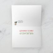 Cartes Pour Fêtes Annuelles Joyeuse bande dessinée de champignons de Noël de (Intérieur)