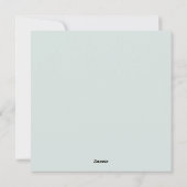 Cartes Pour Fêtes Annuelles Joyeuse calgraphie de Noël Père Noël Sleigh Reinde (Dos)