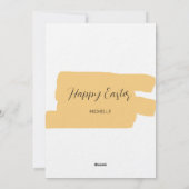 Cartes Pour Fêtes Annuelles Joyeuse Easter Bunny Aquarelle Illustration (Dos)