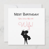 Cartes Pour Fêtes Annuelles Joyeuse épouse du futur anniversaire (Devant)