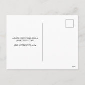 Cartes Pour Fêtes Annuelles Joyeuse et brillante typographie Noël (Dos)