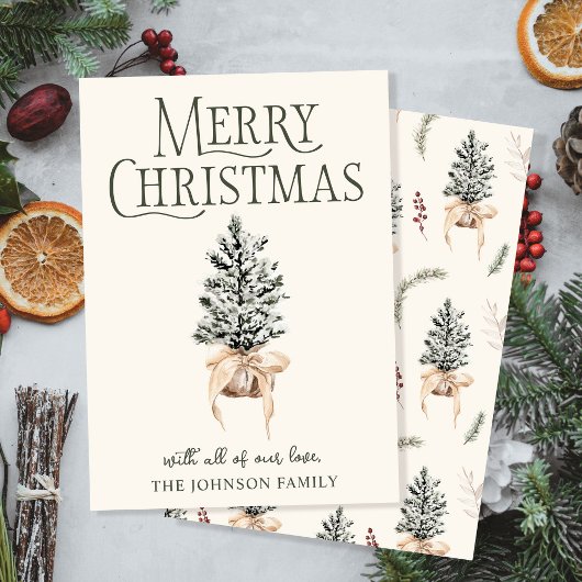 Cartes Pour Fêtes Annuelles Joyeuse ferme de Noël