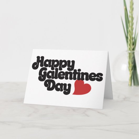 Cartes Pour Fêtes Annuelles Joyeuse fête de Galentines (Devant)