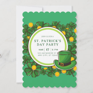 Cartes Pour Fêtes Annuelles Joyeuse fête de la Saint-Patrick Leprechaun & Sham