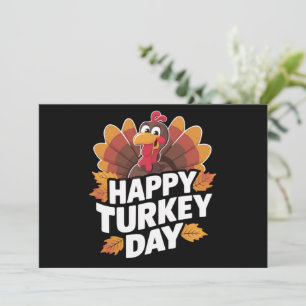 Cartes Pour Fêtes Annuelles Joyeuse fête de Thanksgiving Day Gift 