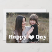 Cartes Pour Fêtes Annuelles Joyeuse fête des coeurs Photo Saint-Valentin (Devant)