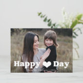 Cartes Pour Fêtes Annuelles Joyeuse fête des coeurs Photo Saint-Valentin (Debout devant)