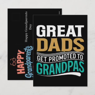 Cartes Pour Fêtes Annuelles Joyeuse Fête des Grands-Parents Grand-mère Grand-p