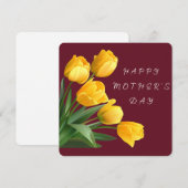 Cartes Pour Fêtes Annuelles Joyeuse Fête des Mères (Devant / Derrière)