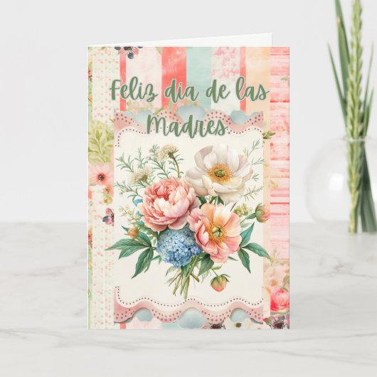 Cartes Pour Fêtes Annuelles Joyeuse Fête des Mères (Devant)