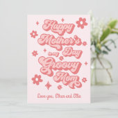 Cartes Pour Fêtes Annuelles Joyeuse fête des mères à ma mère super cool (Debout devant)