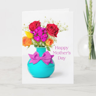 Cartes Pour Fêtes Annuelles Joyeuse Fête des Mères Beaux Fleurs