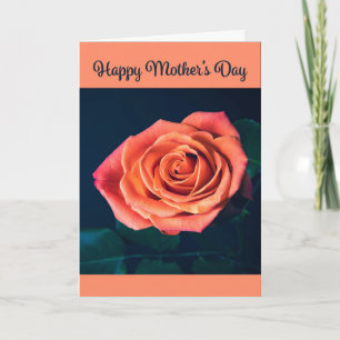 Cartes Pour Fêtes Annuelles Joyeuse fête des mères Belle pêche Rose photo