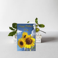 Joyeuse fête des mères Citation Trio Tournesol