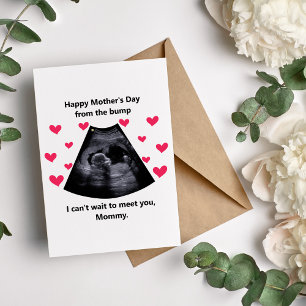 Cartes Pour Fêtes Annuelles Joyeuse fête des Mères de The Bump Ultrasound Card