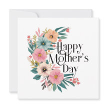 Joyeuse Fête des Mères Fleurs côté droit Cr pêche