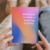 Cartes Pour Fêtes Annuelles Joyeuse Fête des Mères MUMMY Photo Abstraite moder