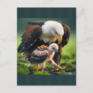Cartes Pour Fêtes Annuelles Joyeuse Fête des Pères Tel un Aigle Américain