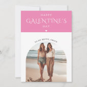 Cartes Pour Fêtes Annuelles Joyeuse fête moderne de Galentine à ma meilleure a (Devant)