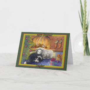 Cartes Pour Fêtes Annuelles Joyeuse fille de Noël