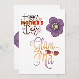 Cartes Pour Fêtes Annuelles Joyeuse grand-mère de la Fête des Mères