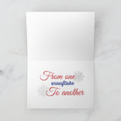 Cartes Pour Fêtes Annuelles Joyeuse guerre sur Noël (Intérieur)