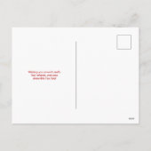 Cartes Pour Fêtes Annuelles Joyeuse journée fiscale (Dos)