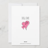 Cartes Pour Fêtes Annuelles Joyeuse maman d'anniversaire du chien (Dos)