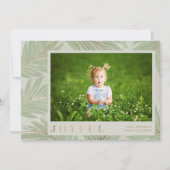 Cartes Pour Fêtes Annuelles Joyeuse photo de Noël (Devant)