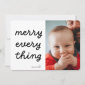 Cartes Pour Fêtes Annuelles joyeuse photo de tout (Devant)