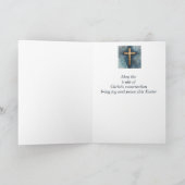 Cartes Pour Fêtes Annuelles Joyeuse Résurrection de la Croix du Christ de la m (Intérieur)